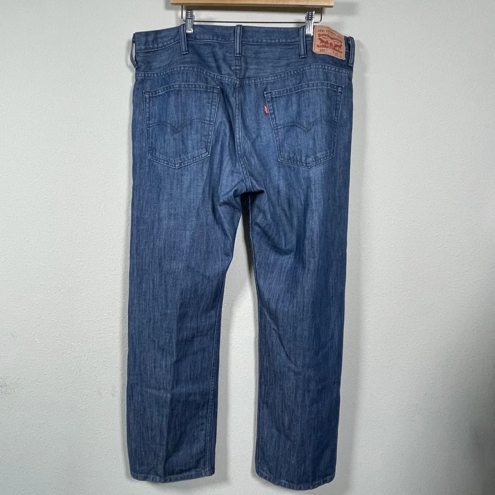 Levi's 569 Loose Straight Jeans Mens 38x32 Blue‎ Relaxed Fit Denim